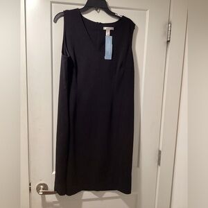 NWT London Times Woman‎ Size 14W Sleeveless Sheath Dress Black